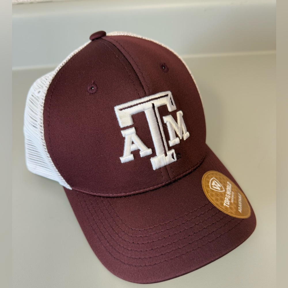 Texas A&M Aggies Top of the World Trucker‎ Hat New